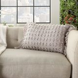 nourison life styles gt037 khaki pillow