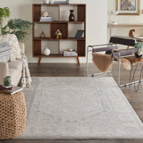 nourison infinite ift02 grey rug