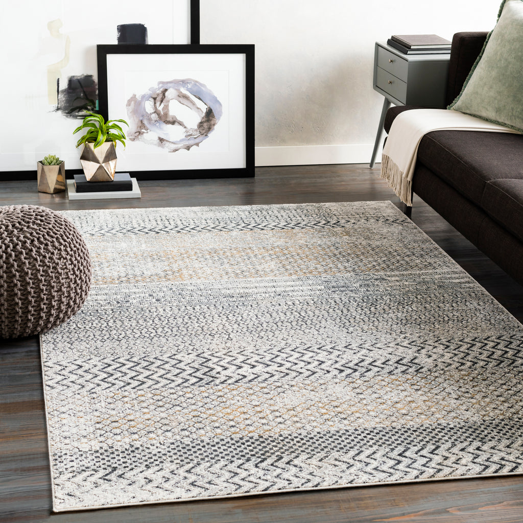 surya milano mln 2308 light gray rug