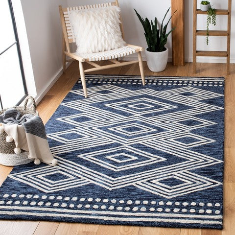 safavieh clearance micro loop mlp156n navy rug