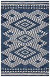 Safavieh Clearance Micro-Loop MLP156N Navy Rug