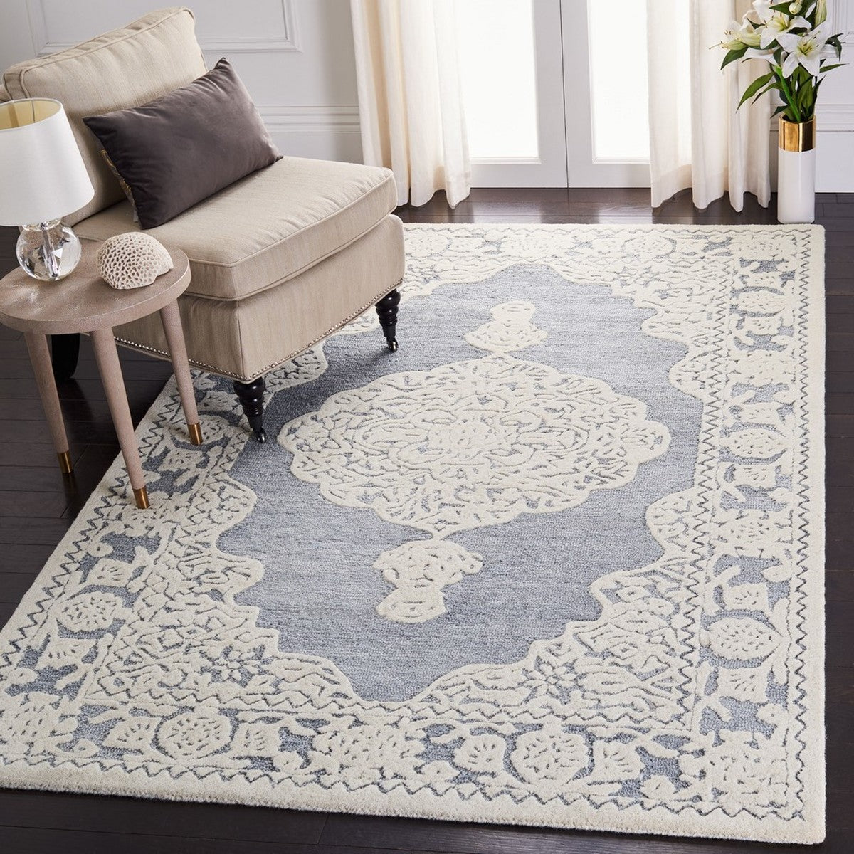 safavieh clearance micro loop mlp275m light blue rug