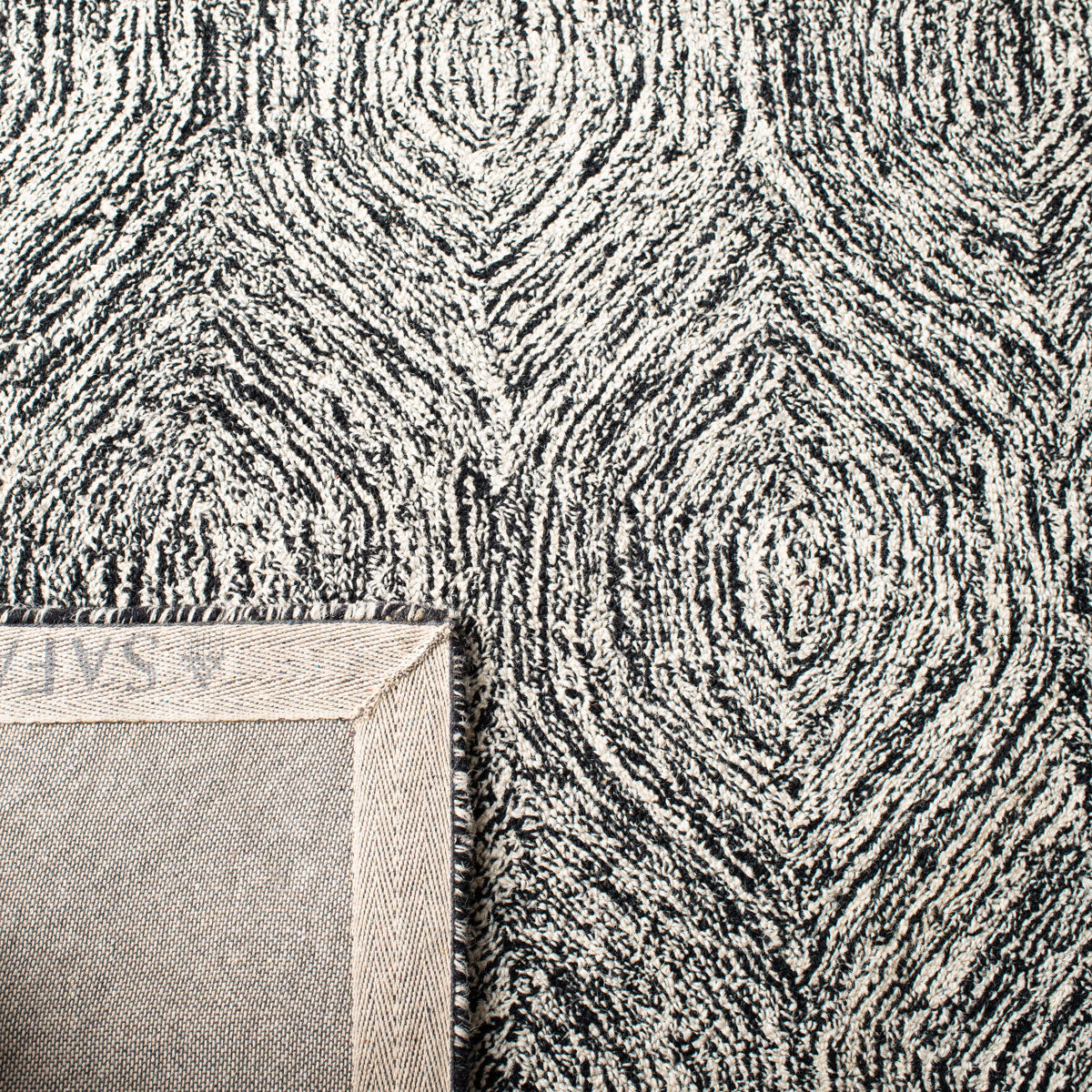 safavieh clearance micro loop mlp615z black rug