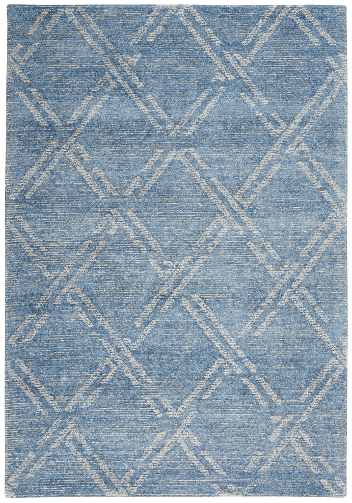nourison venosa vsn01 blue ivory rug