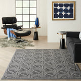 nourison cozumel czm01 dark grey rug