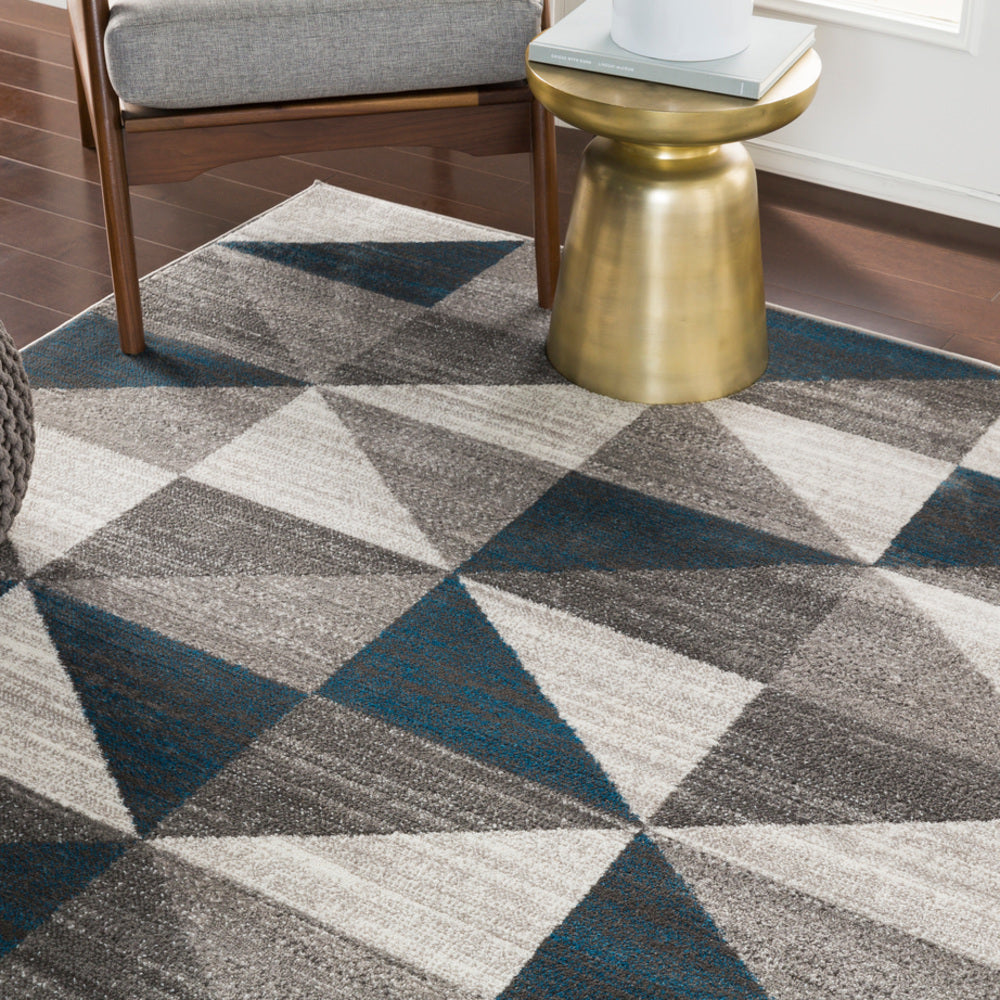 Surya rug co. | Light gray rug | Blue rug | Monte Carlo | woven rug | rugs done right