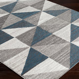 Surya rug co. | Light gray rug | Blue rug | Monte Carlo | woven rug | rugs done right