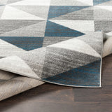 Surya rug co. | Light gray rug | Blue rug | Monte Carlo | woven rug | rugs done right