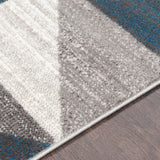 Surya rug co. | Light gray rug | Blue rug | Monte Carlo | woven rug | rugs done right