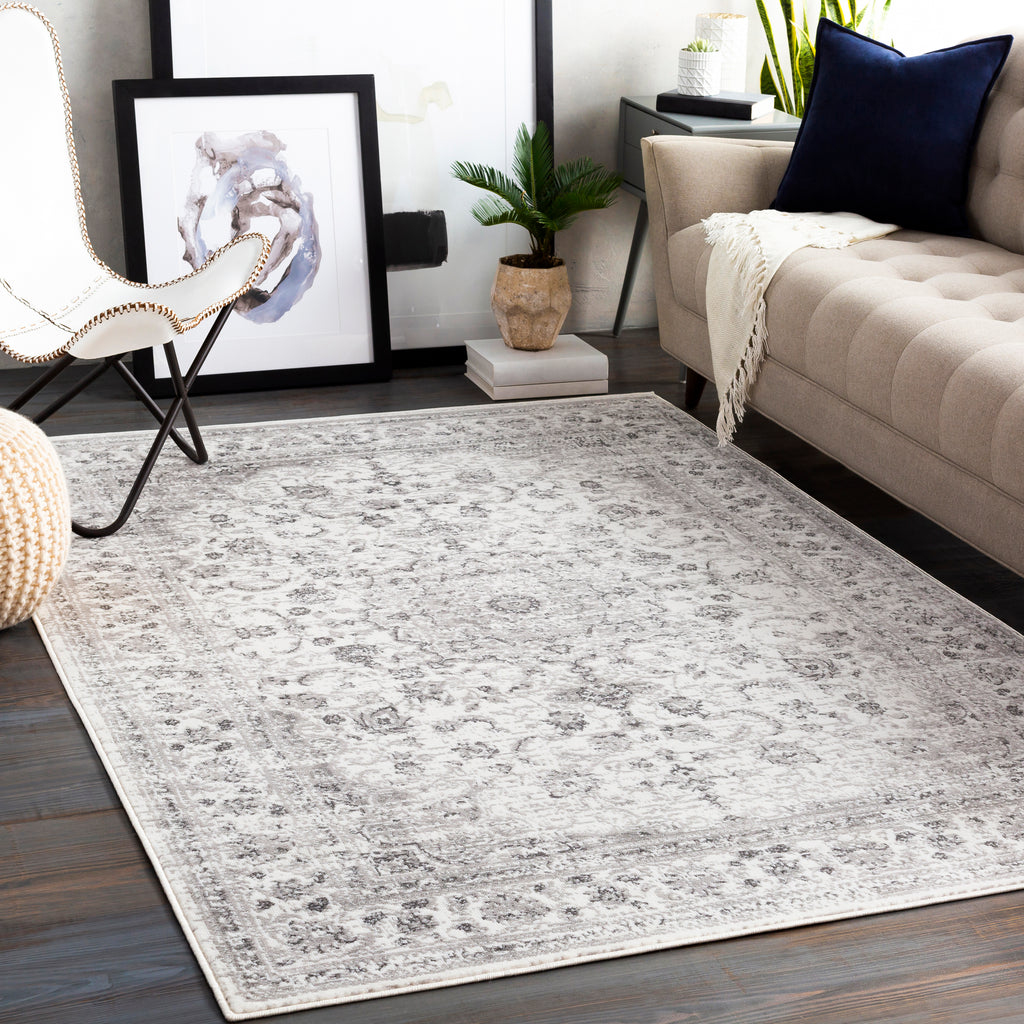 surya monte carlo mnc 2319 light gray rug