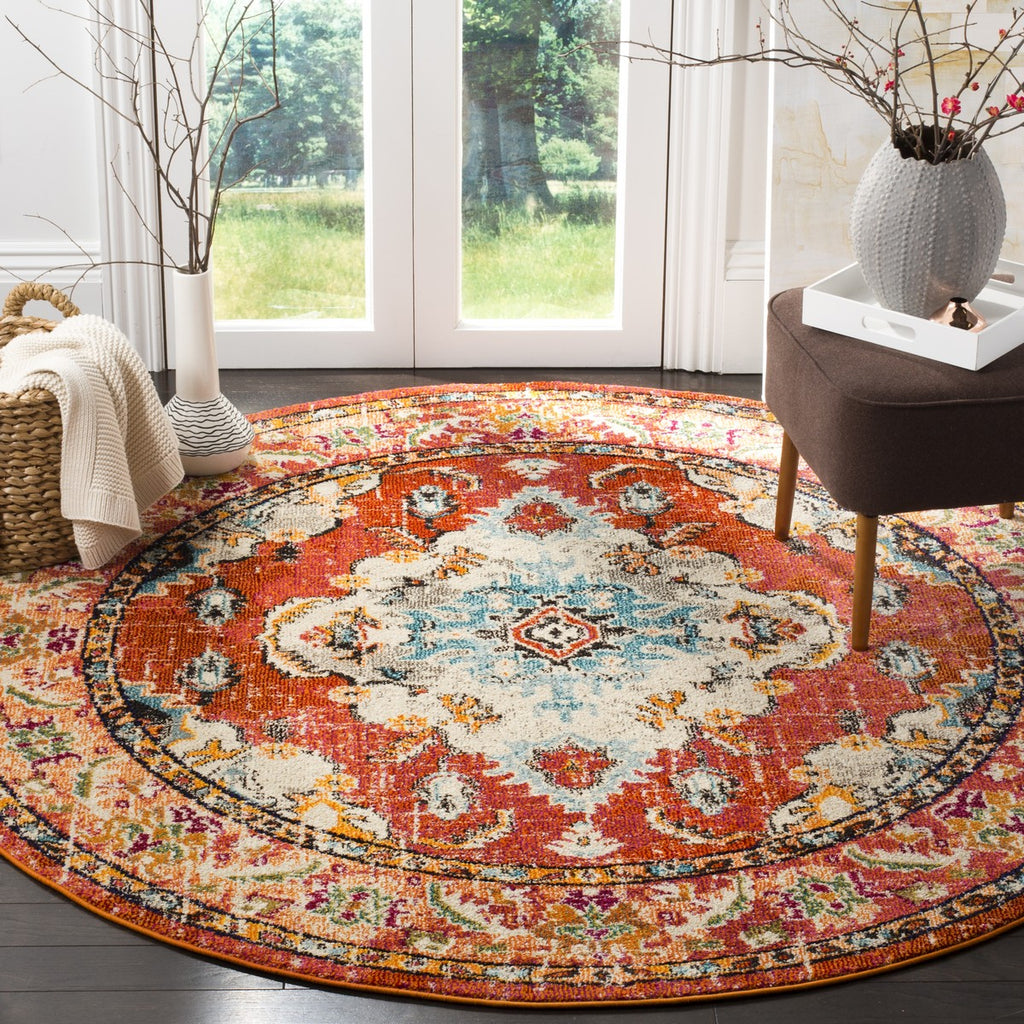 safavieh clearance monaco mnc243h orange rug