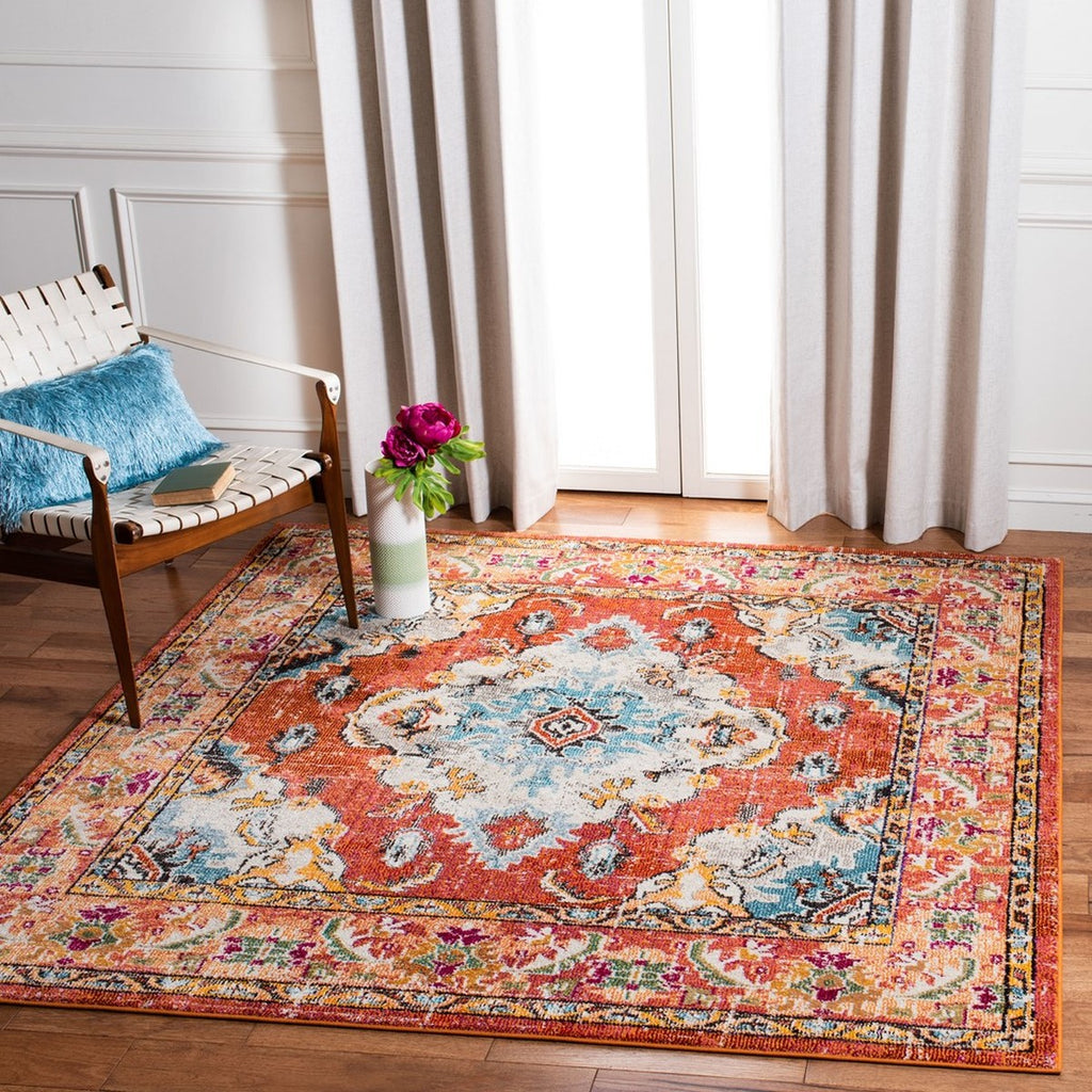 safavieh clearance monaco mnc243h orange rug