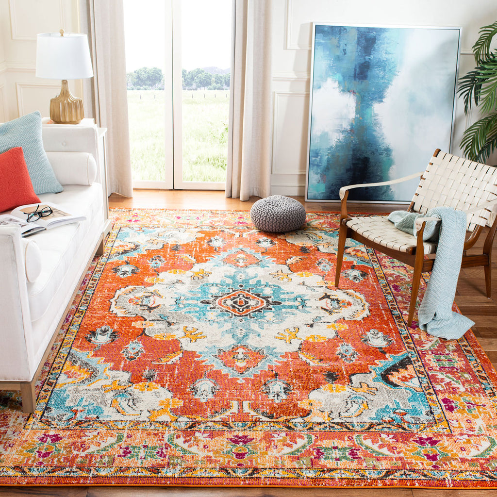 safavieh clearance monaco mnc243h orange rug