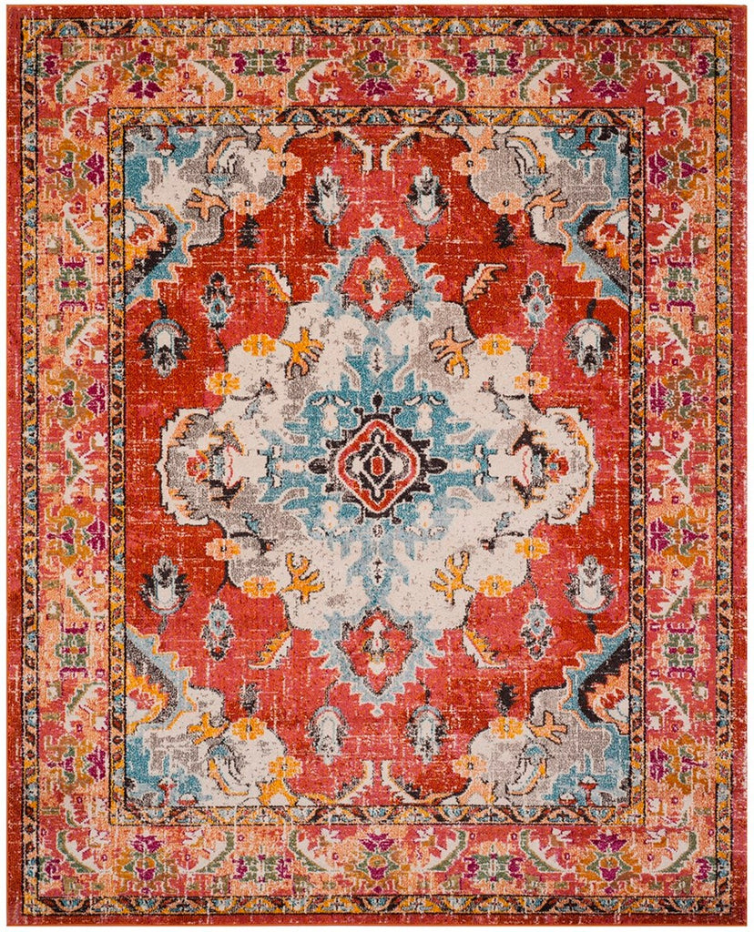 safavieh clearance monaco mnc243h orange rug