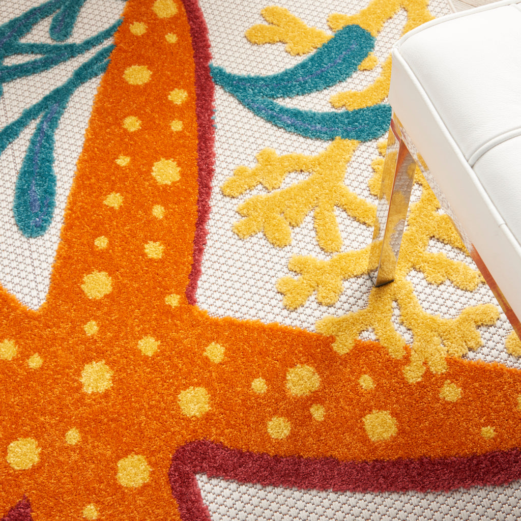 nourison aloha alh24 multicolor rug