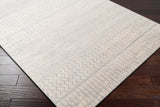 Surya Rug Co. Monaco Silver Gray Rug | Cream Rugs | Rugs Done Right 