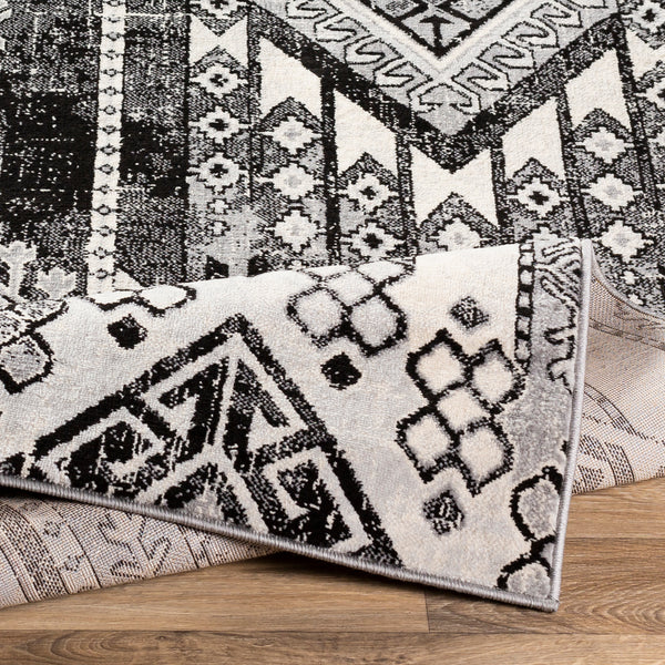 surya monaco moc 2325 black rug