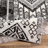 surya monaco moc 2325 black rug
