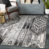 surya monaco moc 2325 black rug