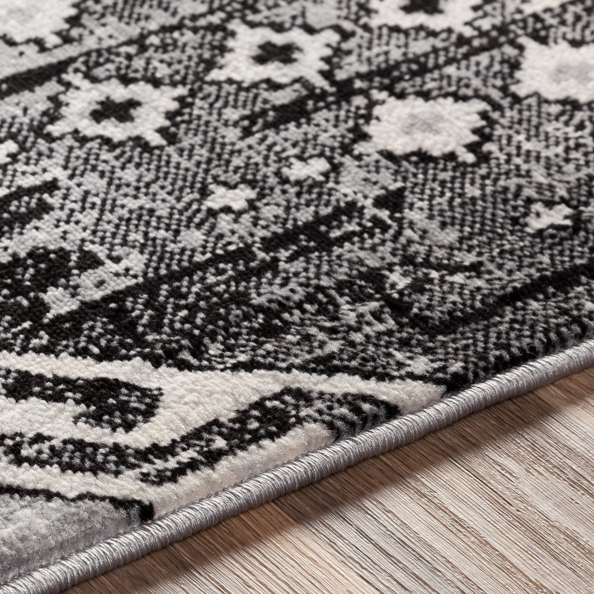 surya monaco moc 2325 black rug