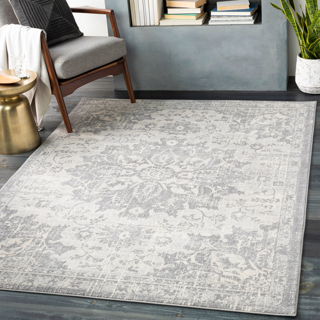 surya monaco moc 2328 silver gray rug