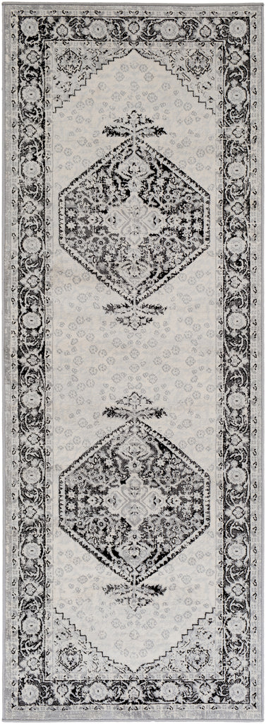 surya monaco moc 2329 black rug