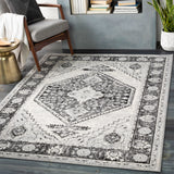 surya monaco moc 2329 black rug