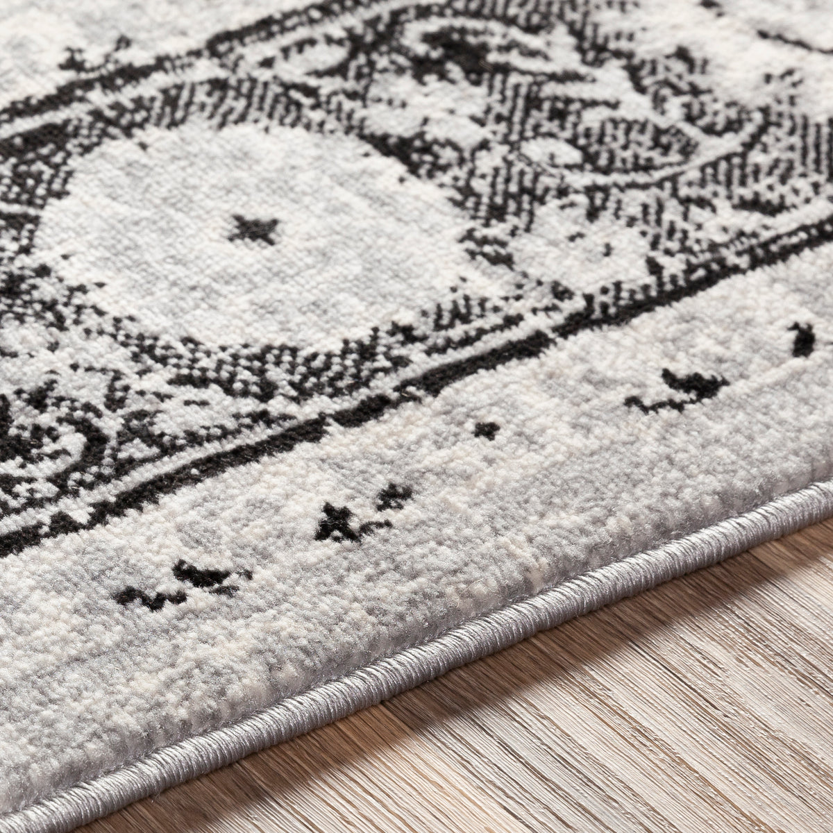 surya monaco moc 2329 black rug