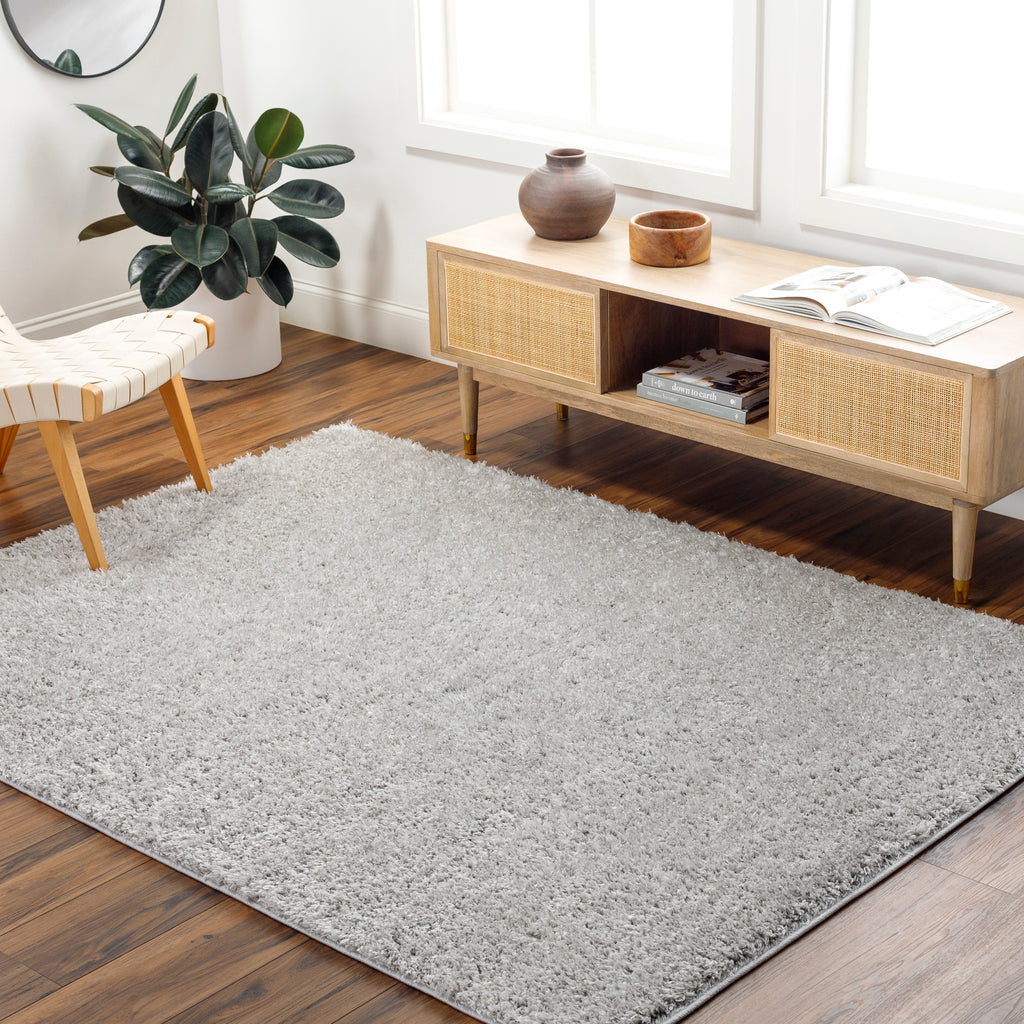 surya moda shag mog 2309 light grey rug