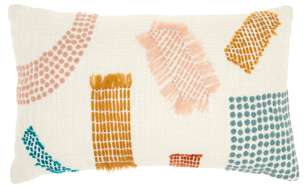 nourison life styles az612 multicolor pillow
