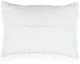 nourison luminescence z0727 white pillow