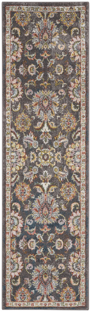 nourison soraya sor02 charcoal multi rug