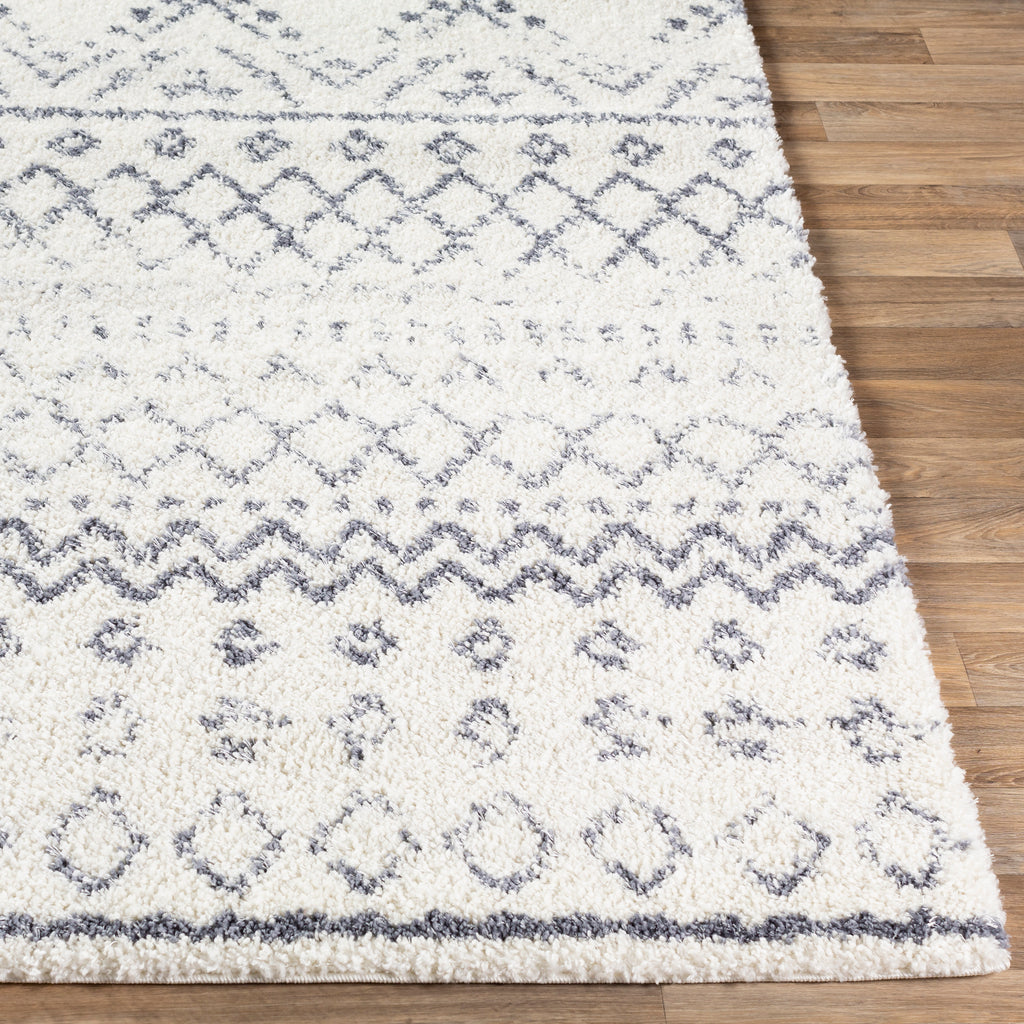 surya maroc shag mrs 2301 white rug