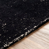 Solid Surya Rug Co. Messina  Black Rug | Black Rugs | Rugs Done Right