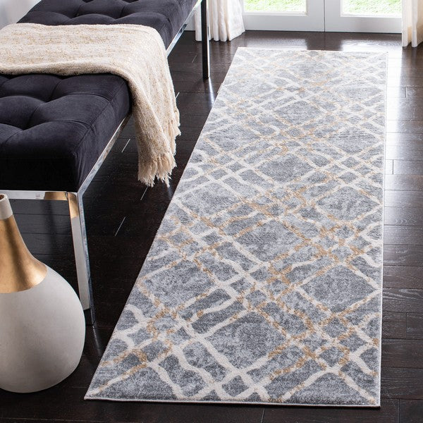 Safavieh Clearance Martha Stewart Isabella MSR0957G Silver Rug