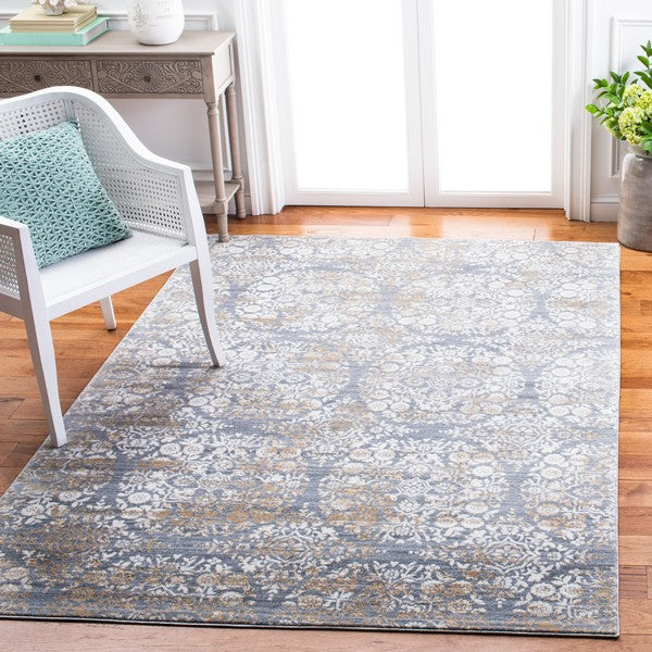 Safavieh Clearance Martha Stewart Isabella MSR0958G Silver Rug