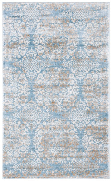 Safavieh Clearance Martha Stewart Isabella MSR0958L Denim Blue Rug