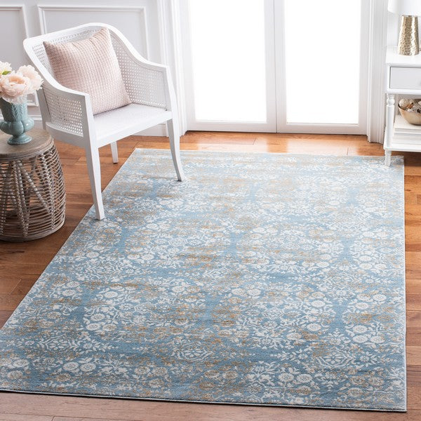 Safavieh Clearance Martha Stewart Isabella MSR0958L Denim Blue Rug