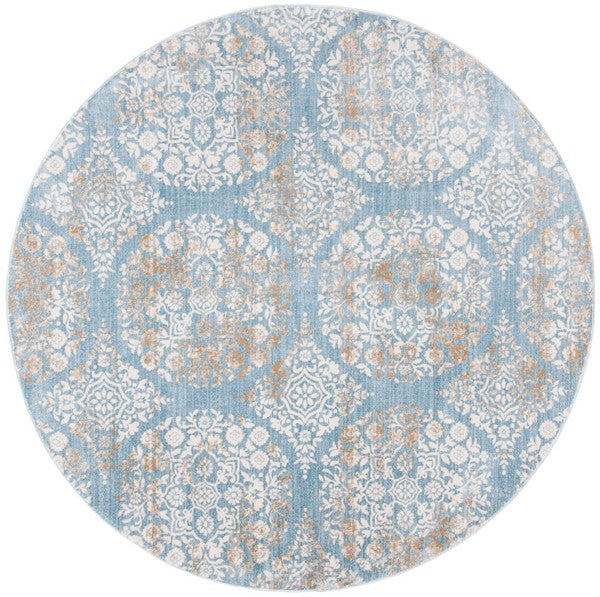 Safavieh Clearance Martha Stewart Isabella MSR0958L Denim Blue Rug