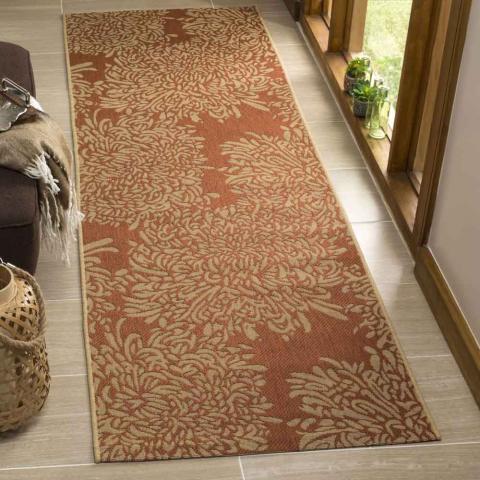 safavieh clearance martha stewart msr4125a terracotta rug