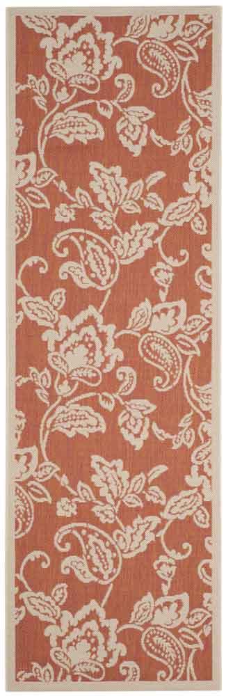 safavieh clearance martha stewart msr4182 23121 terracotta rug