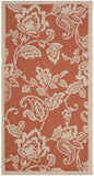 safavieh clearance martha stewart msr4182 23121 terracotta rug