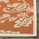 safavieh clearance martha stewart msr4182 23121 terracotta rug