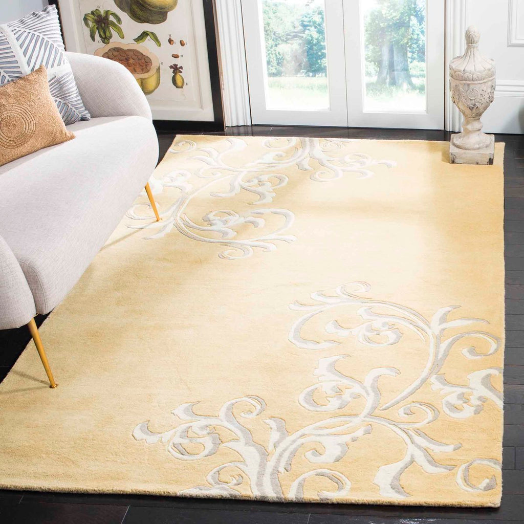 safavieh clearance martha stewart msr4623a soft yellow rug