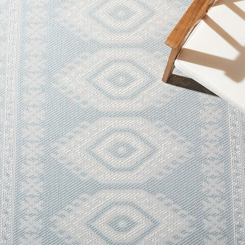 safavieh clearance martha stewart indoor outdoor msro327j aqua rug