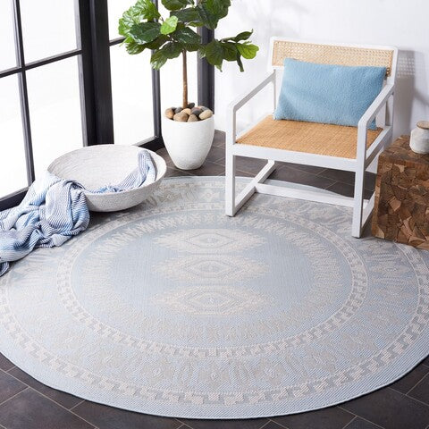 safavieh clearance martha stewart indoor outdoor msro327j aqua rug