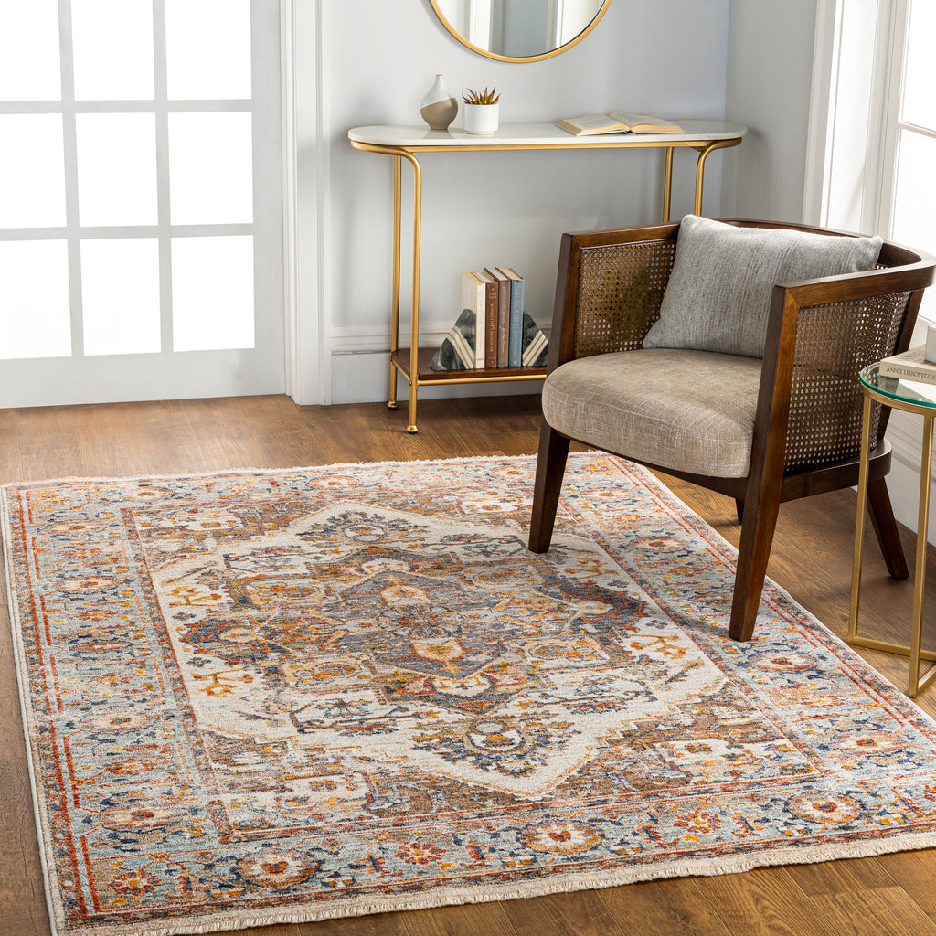 surya misterio mst 2306 light blue rug