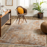 surya misterio mst 2314 orange rug