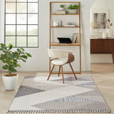 nourison paxton pax04 grey slate rug