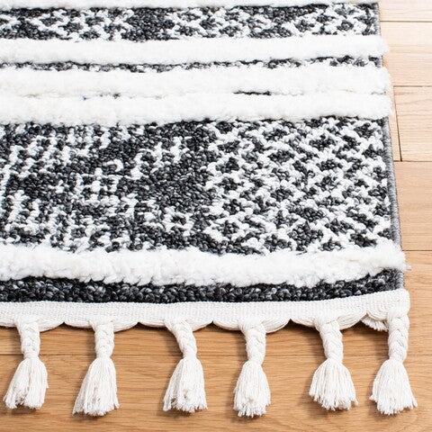 safavieh clearance moroccan tassel shag mts632z black rug